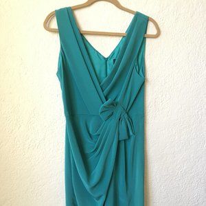 ABS Faux Silk Cocktail Dress